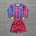 RETRO 2005/06 barcelona KIDS MANGA LARGA