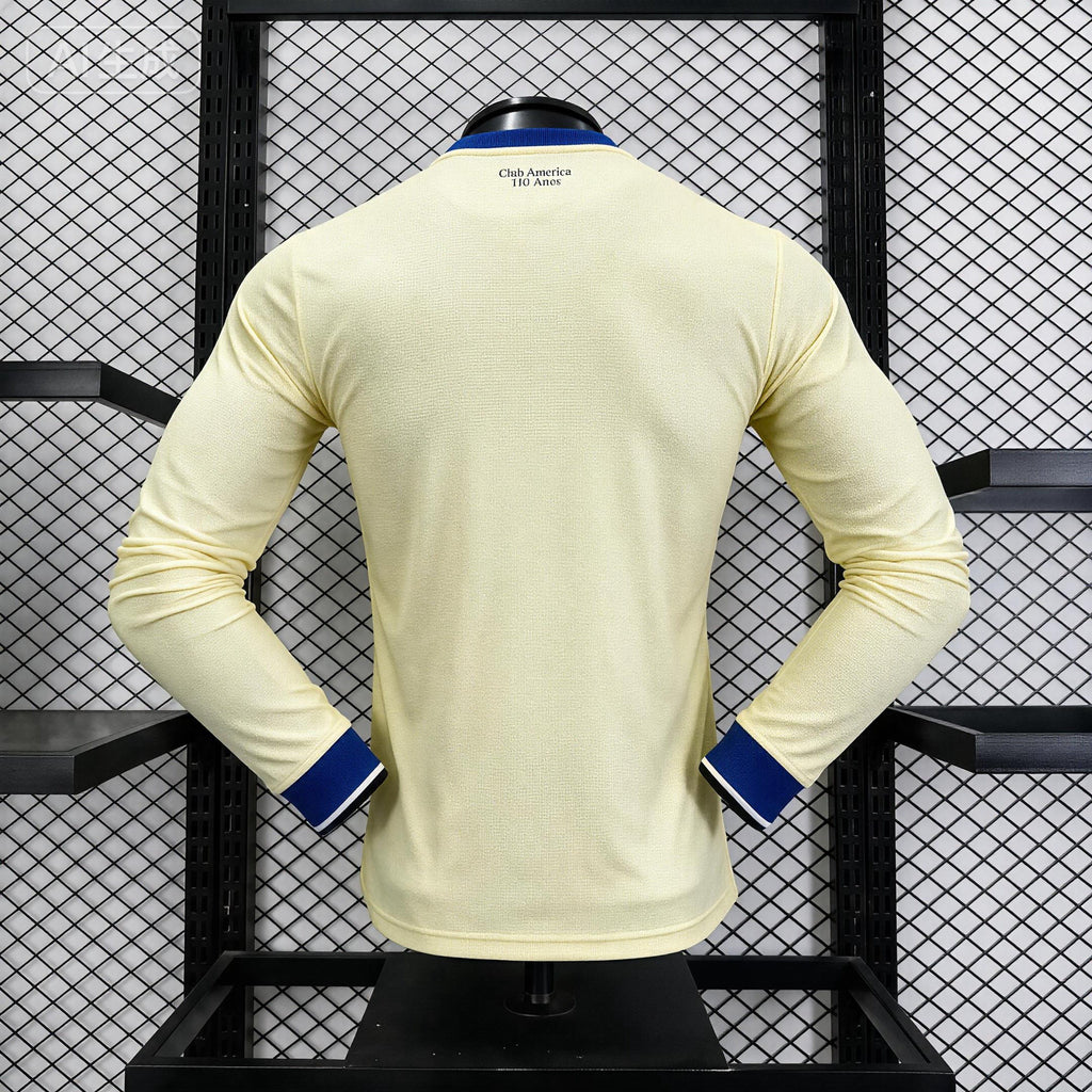 2627 Club América 110th Anniversary Long Sleeve Player jersey Shirt S-4XL