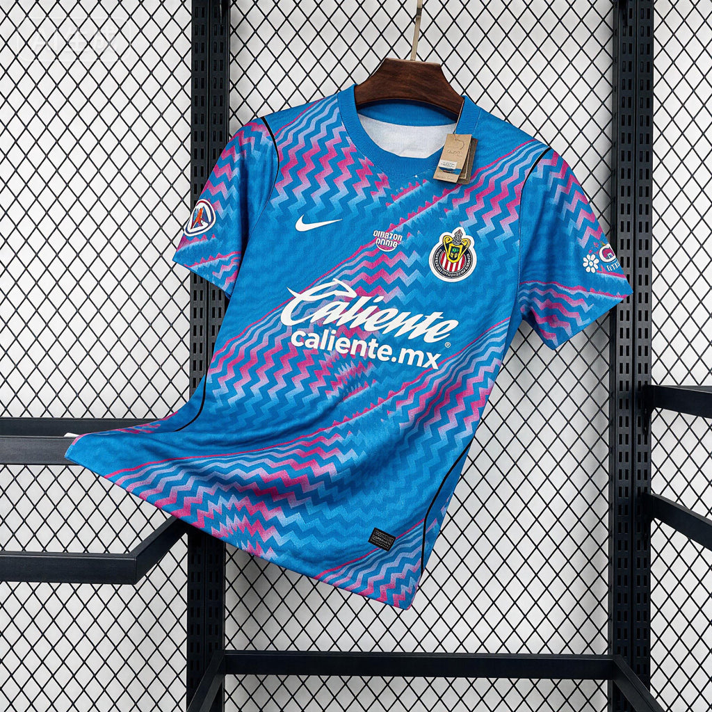 26/27 Chivas blue CD Guadalajara AWAY Goalkeeper jersey S-4XL