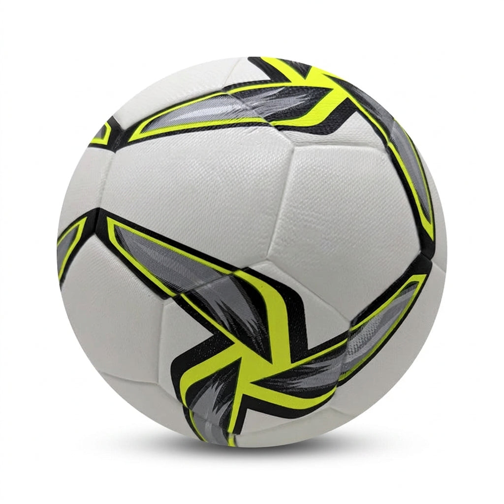 BALON BLANCO CON AMARILLO Y NEGRO