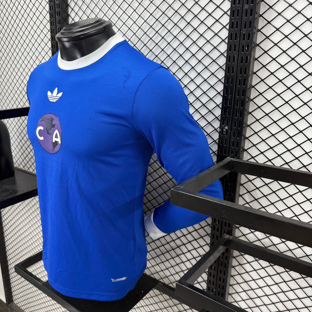 2627 Club América 120th Anniversary Edition blue Player's jersey long sleeves S-4XL10