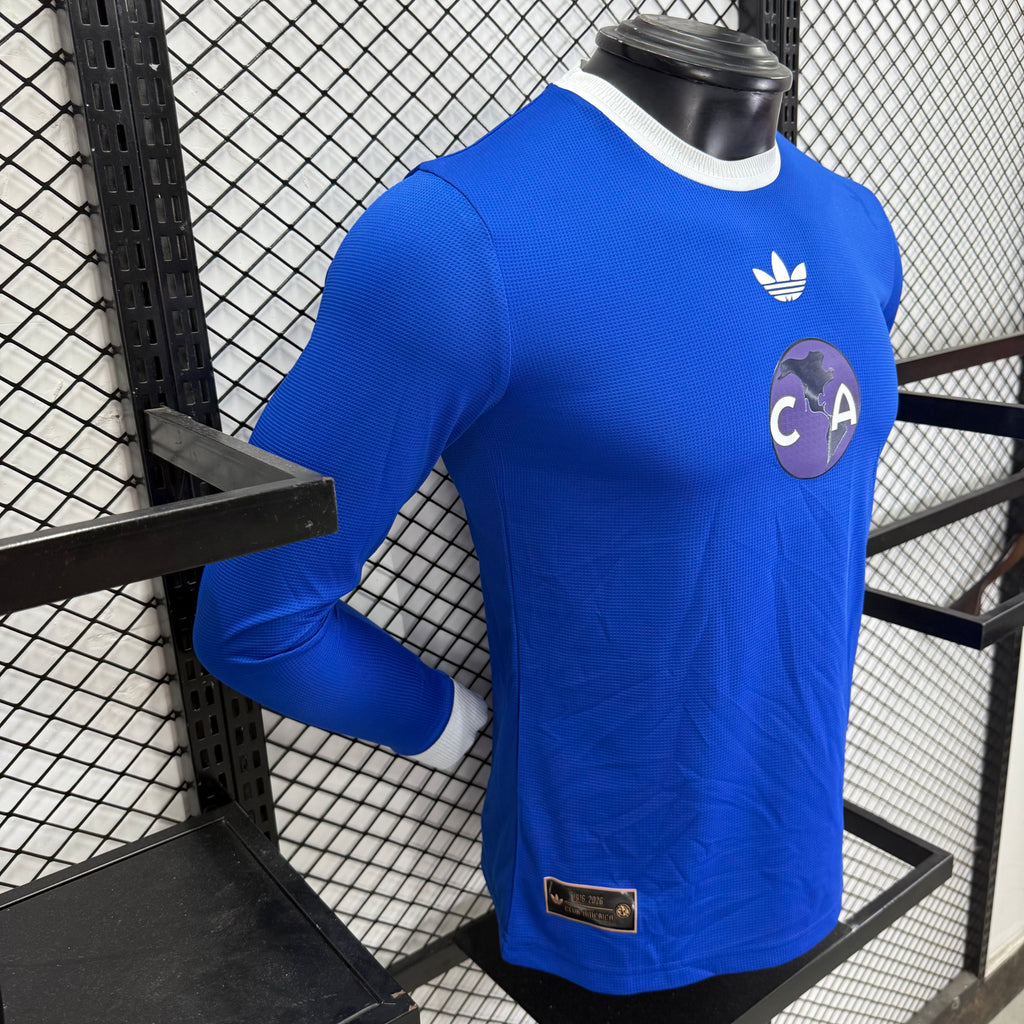 2627 Club América 120th Anniversary Edition blue Player's jersey long sleeves S-4XL10