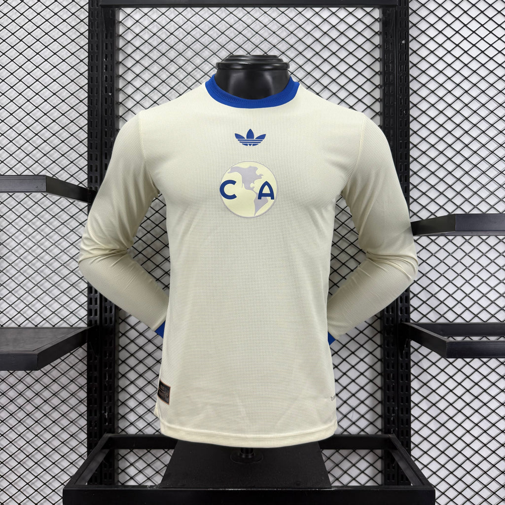 2627 Club América 110th Anniversary Long Sleeve Player jersey Shirt S-4XL