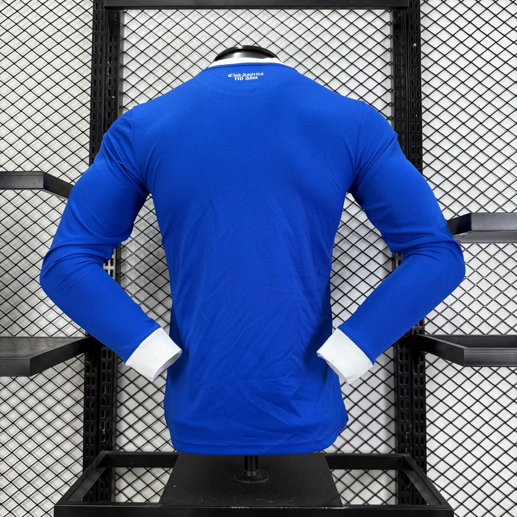 2627 Club América 120th Anniversary Edition blue Player's jersey long sleeves S-4XL10