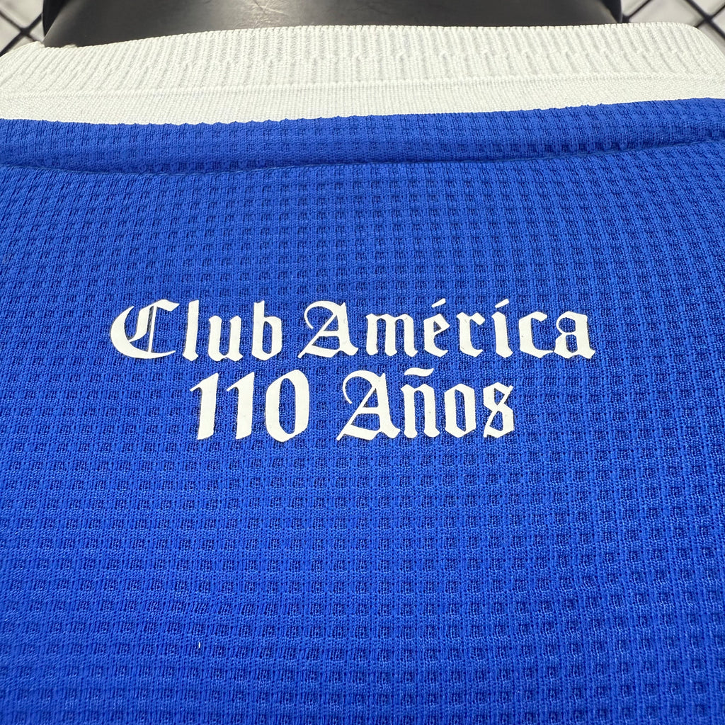 2627 Club América 120th Anniversary Edition blue Player's jersey long sleeves S-4XL10