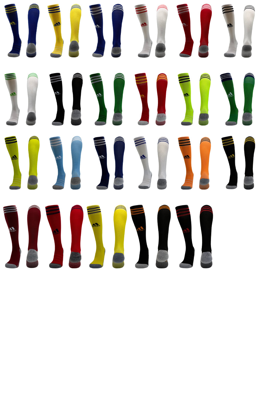 Calcetas de fútbol Adidas en múltiples colores