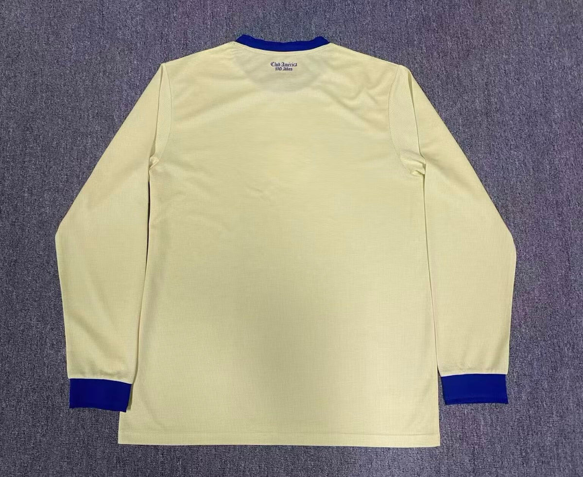 2627 Club América 110th Anniversary Long Sleeve Player jersey Shirt S-4XL