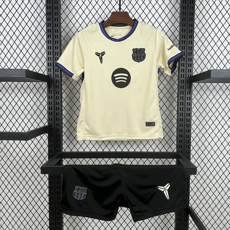 Barcelona 2025/26 Away Kids Kit