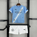Manchester City 2025/26 Home Kids Kit