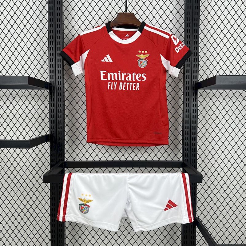Benfica 2025/26 Home Kids Kit