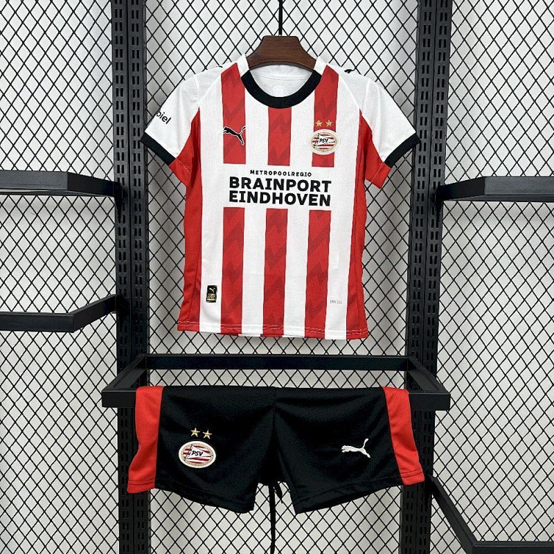 25/26 Kids PSV Eindhoven Home Kids Kit Size