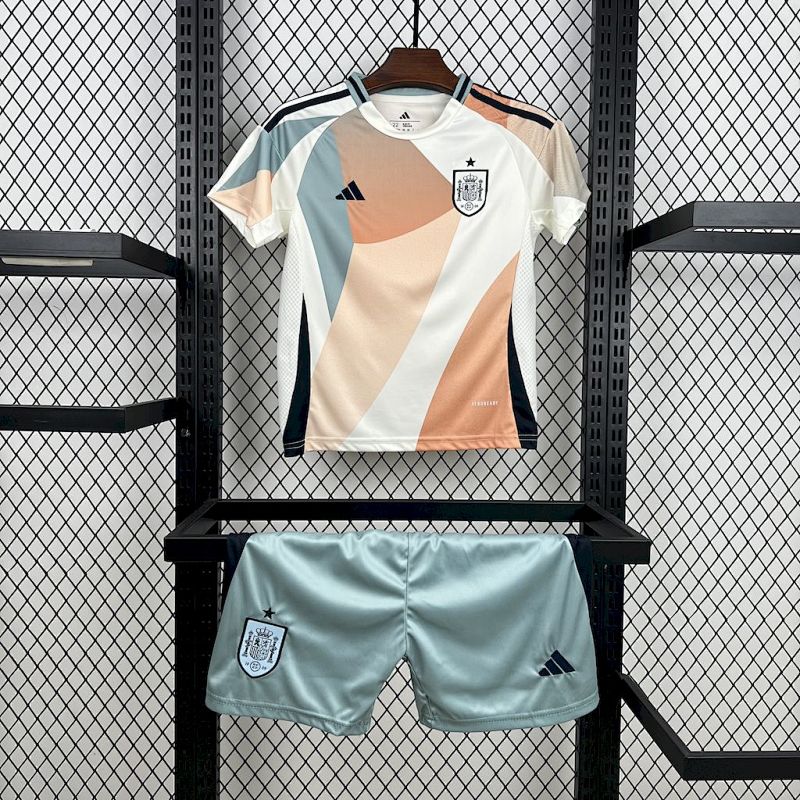 Spain 2025/26 Away Kids Kit