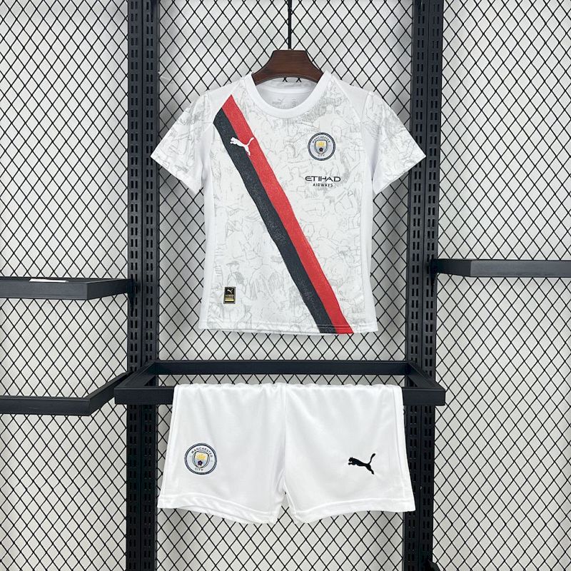 Manchester City 2025/26 Away Kids Kit