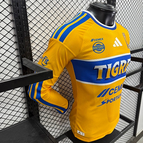 26/27 Tigres de la UANL home Long sleeved player jersey S-4XL