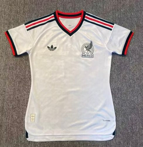 ropa femenina de jugadoras mexicanas visitantes, tallas S-2XL