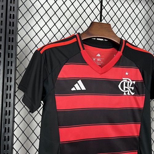 Flamengo 2025/26 Home Kids Kit