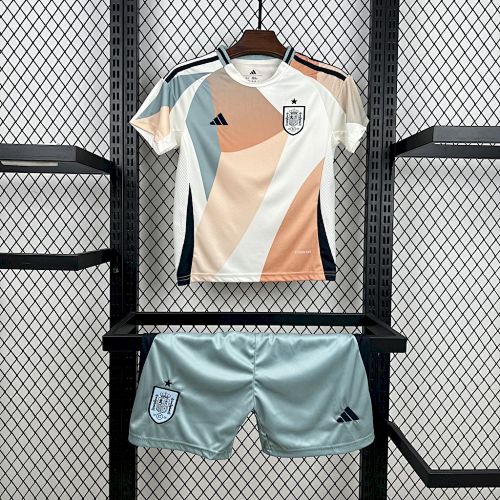 Spain 2025/26 Away Kids Kit