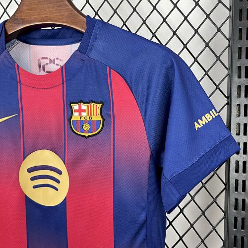 Barcelona 2025/26 Home Kids Kit