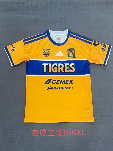 26/27 Tigres de la UANL home jersey S-6XL