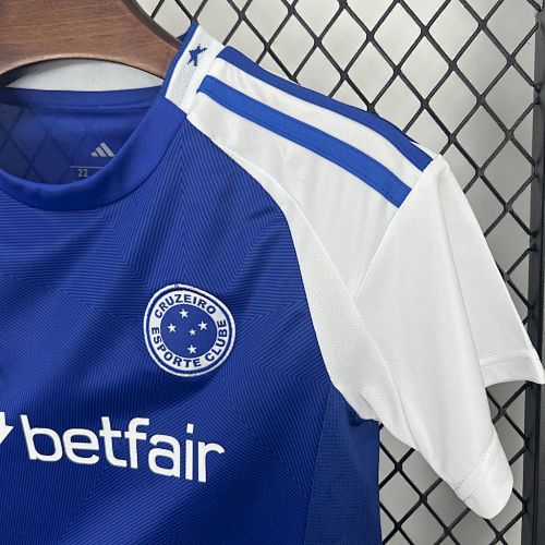 Cruzeiro 2025/26 Home Kids Kit