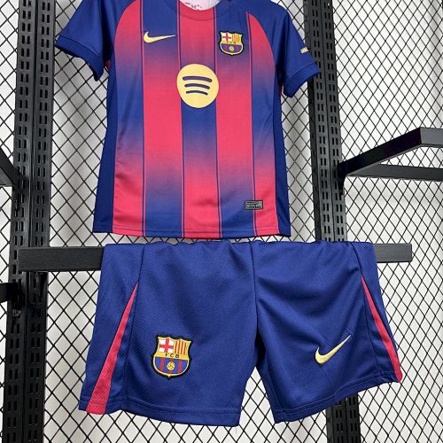 Barcelona 2025/26 Home Kids Kit