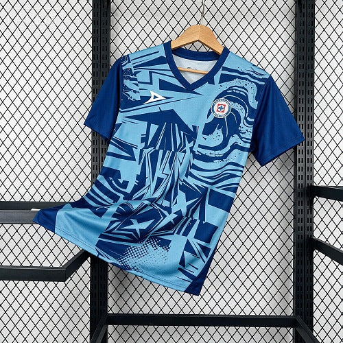 2627 Cruz Azul Pre match training jersey S-4XL