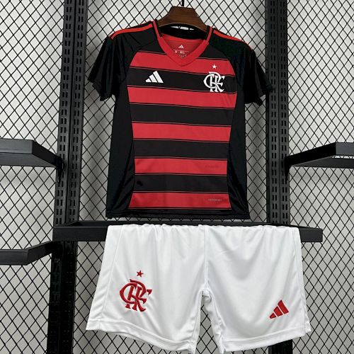 Flamengo 2025/26 Home Kids Kit