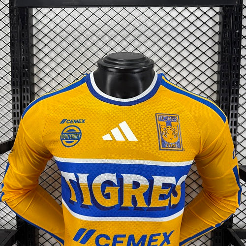 26/27 Tigres de la UANL home Long sleeved player jersey S-4XL