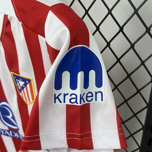 Atletico Madrid 2025/26 Home Kids Kit