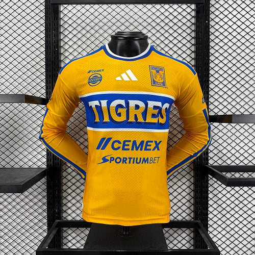 26/27 Tigres de la UANL home Long sleeved player jersey S-4XL