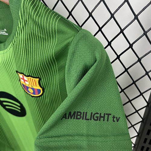 25/26 Barcelona Green Goalkeeper kids