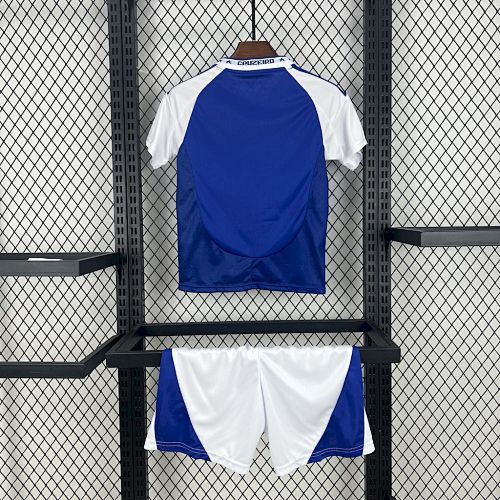 Cruzeiro 2025/26 Home Kids Kit