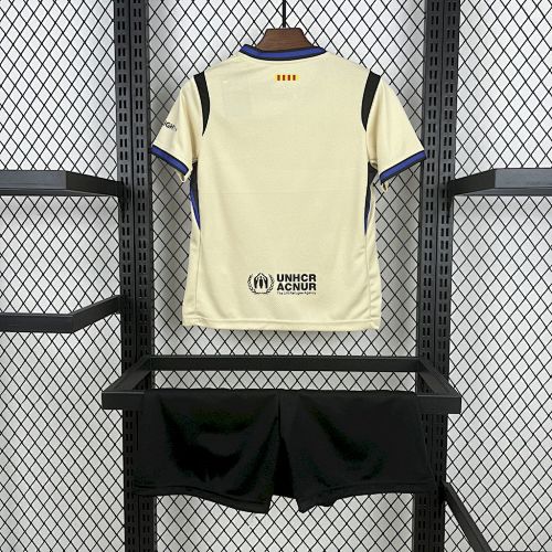 Barcelona 2025/26 Away Kids Kit