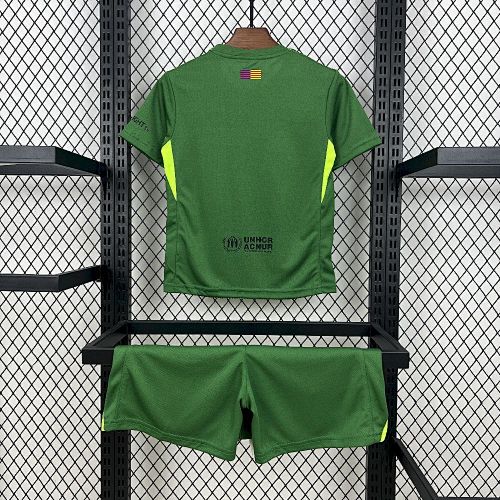25/26 Barcelona Green Goalkeeper kids