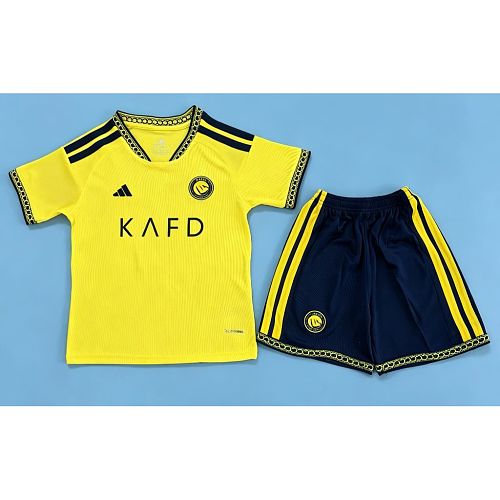 Kids Al-Nassr FC 2026/27 Home Ronaldo Kit 16-28