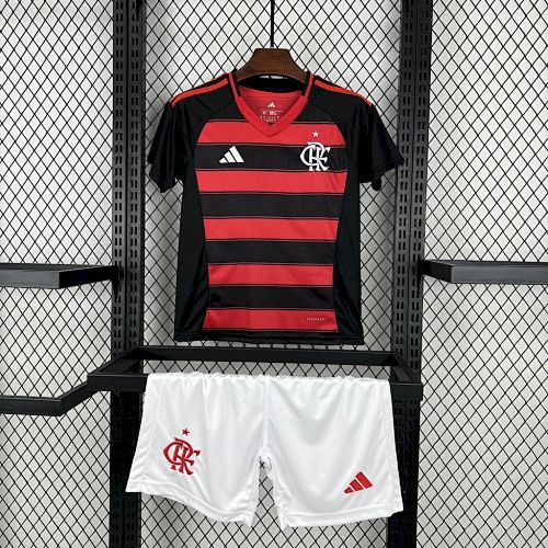 Flamengo 2025/26 Home Kids Kit